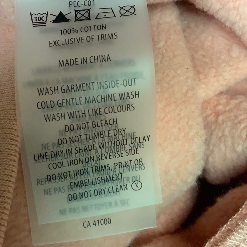 𝅺soulcycle PE NATION. Half run peach sweatshirt. S - Picture 8 of 8